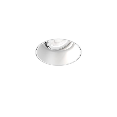 Wever & Ducré+DEEP ADJUST petit trimless 1.0 LED 6W 555lm 350mA 2700K CRI>90 31°, süvisvalgusti, matt valge, liiteseadmeta